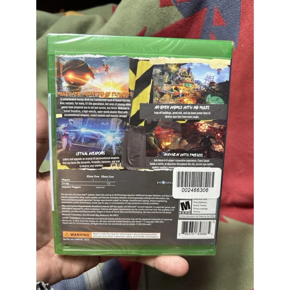 ✨BRAND NEW✨Sunset Overdrive (Microsoft Xbox One, 2014) Factory Sealed